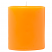 Orange Twist 4x4 Pillar Candles