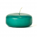 Hunter green floating candles