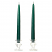 Hunter green unscented tapers