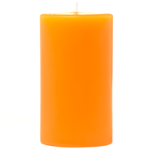Orange Twist 2x3 Pillar Candles