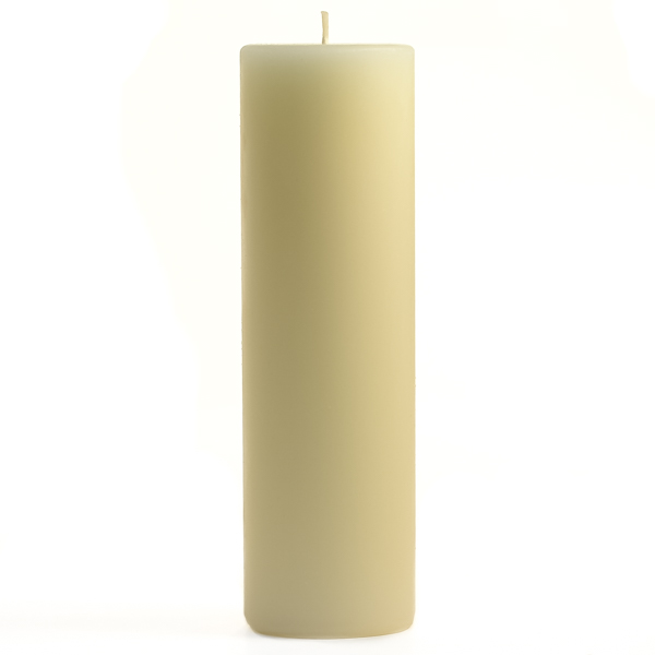 Unscented Ivory 2x6 Pillar Candles