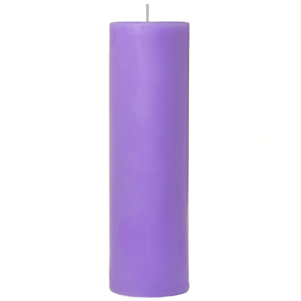 Lavender 2x6 Pillar Candles