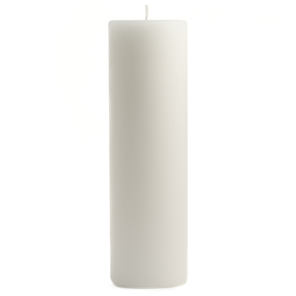 Dapper In Denim 3x9 Pillar Candles