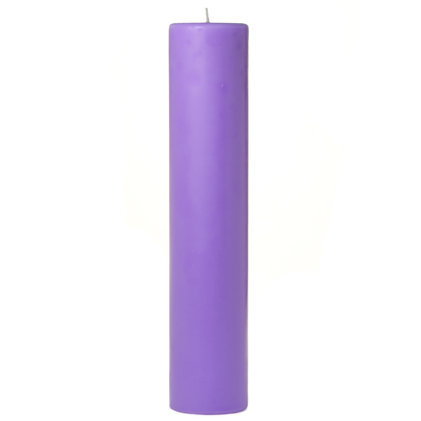 Lavender 3x12 Pillar Candles