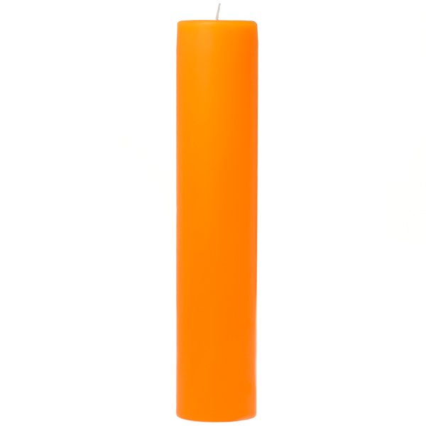 Orange Twist 3x12 Pillar Candles