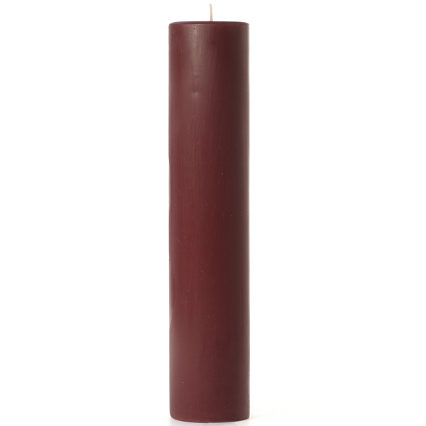 Leather Pipe and Woods 3x12 Pillar Candles
