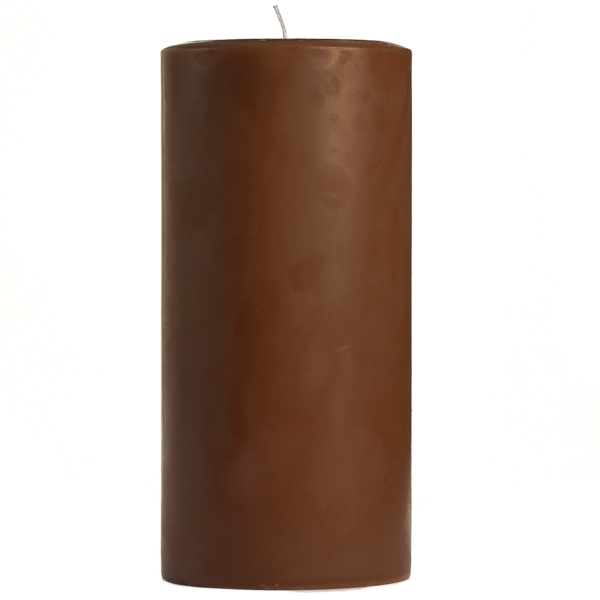 Chocolate Fudge 3x6 Pillar Candles