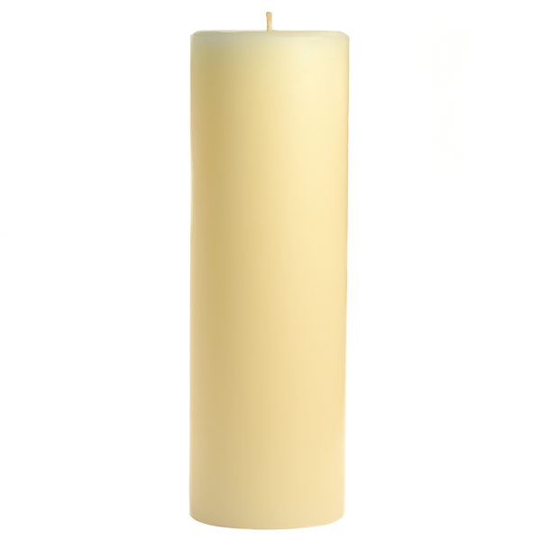 French Butter Cream 3x9 Pillar Candles