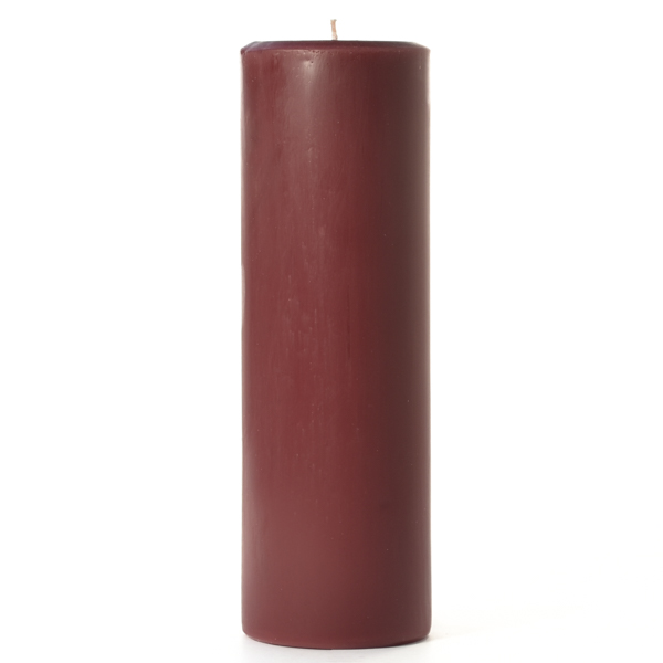 Leather Pipe and Woods 3x9 Pillar Candles