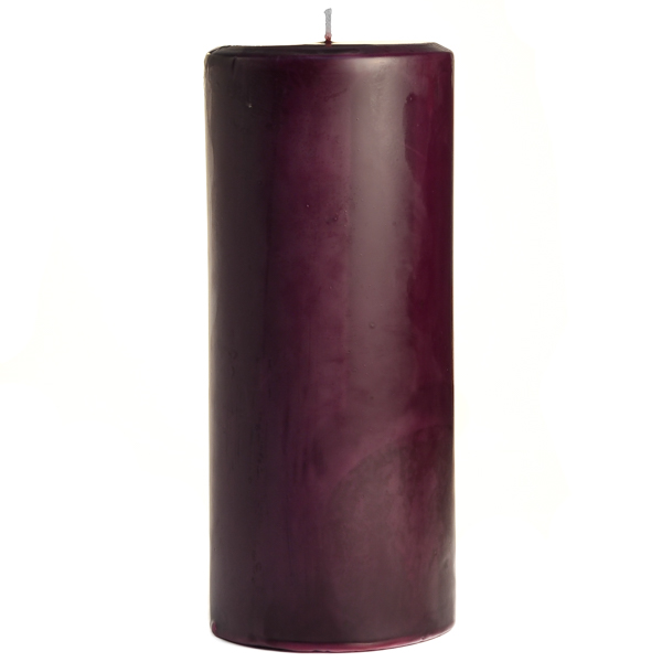Black Cherry 4x9 Pillar Candles