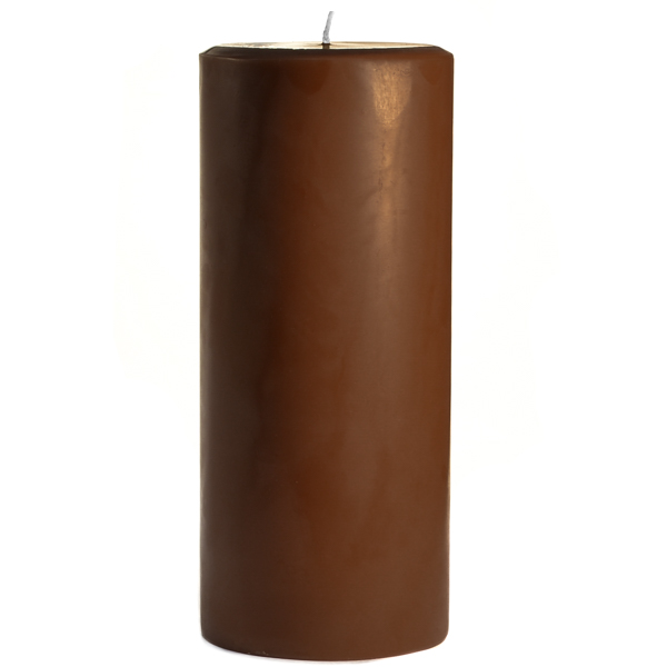 Chocolate Fudge 4x9 Pillar Candles