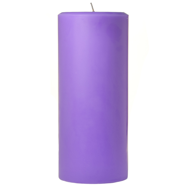 Lavender 4x9 Pillar Candles