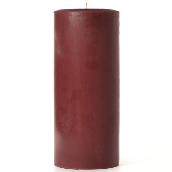 Leather Pipe and Woods 4x9 Pillar Candles