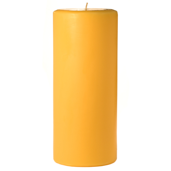 Sunflower 4x9 Pillar Candles