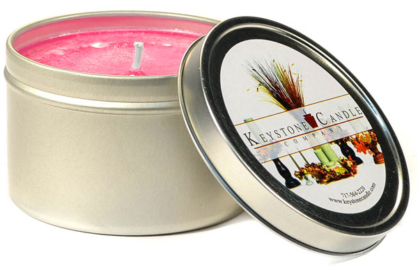 Sweetheart Rose Candle Tins 8 oz