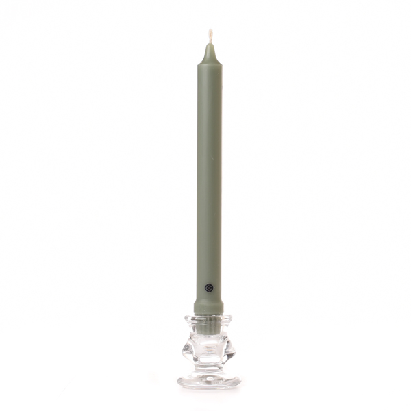 Colonial Green Taper Candle Classic 12 Inch