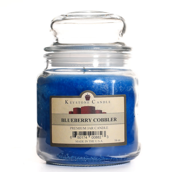 16 oz Blueberry Cobbler Jar Candles