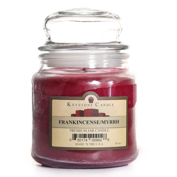 16 oz Frankincense/Myrrh Jar Candles