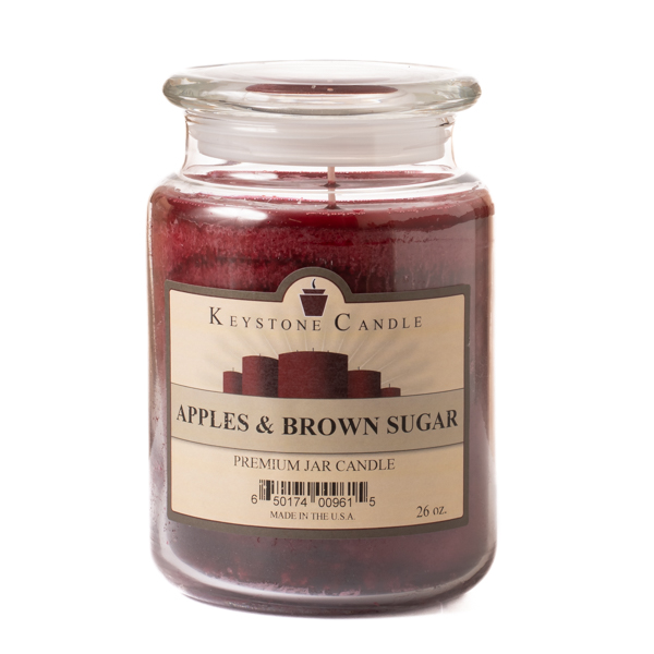 26 oz Apples and Brown Sugar Jar Candles