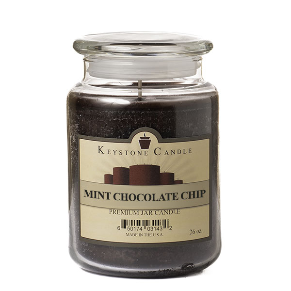 26 oz Mint Chocolate Chip Jar Candles