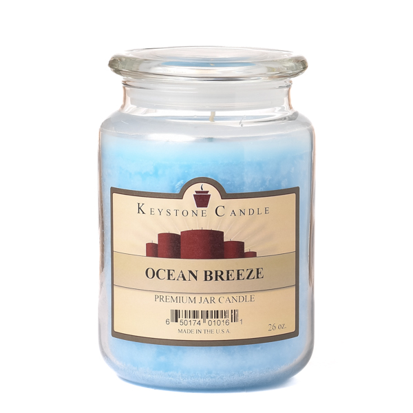 26 oz Ocean Breeze Jar Candles