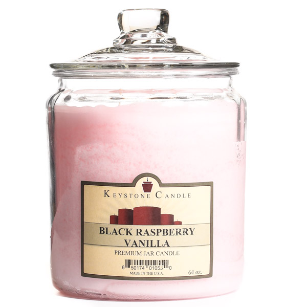 64 oz Black Raspberry Vanilla Jar Candles