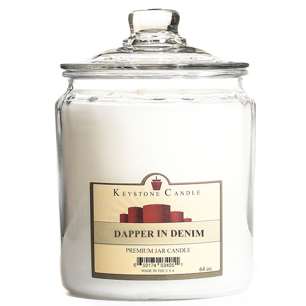 64 oz Dapper In Denim Jar Candles