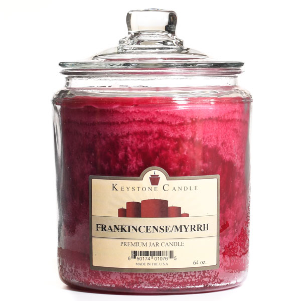 64 oz Frankincense/Myrrh Jar Candles