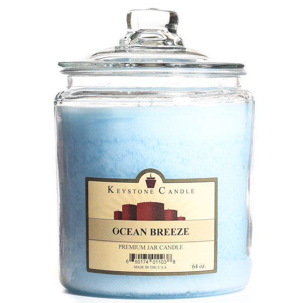 64 oz Ocean Breeze Jar Candles