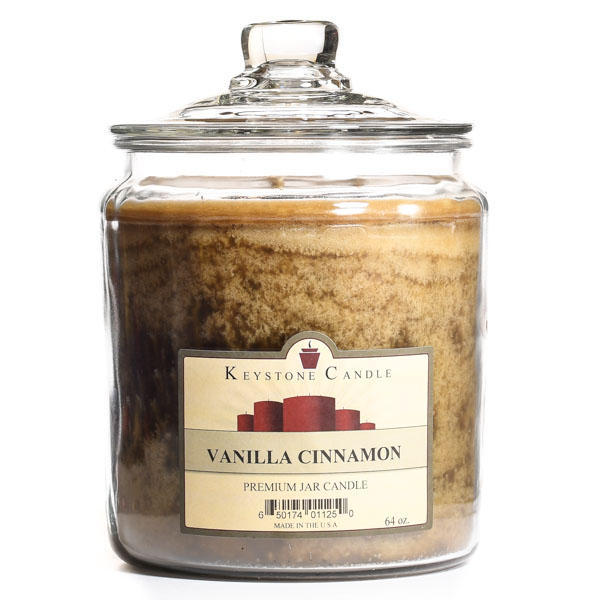 64 oz Vanilla Cinnamon Jar Candles