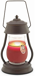 Jar Warmer Lantern Rustic Brown