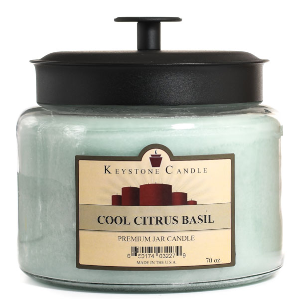 70 oz Montana Jar Candles Cool Citrus Basil