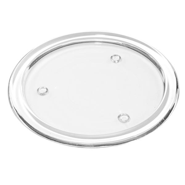 Round 8 Inch Glass Candle Plate