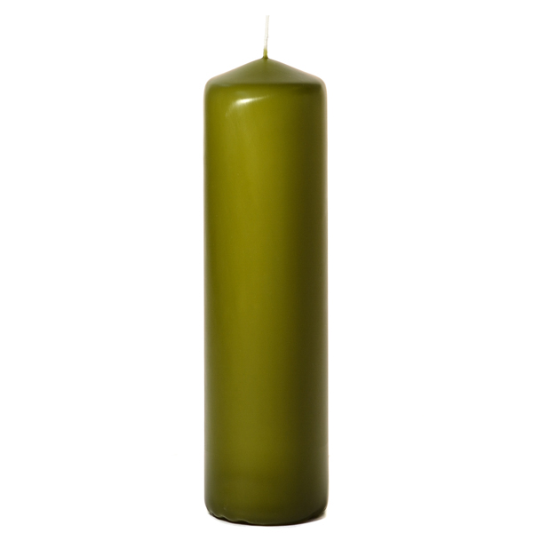 3x11 Sage Pillar Candles Unscented