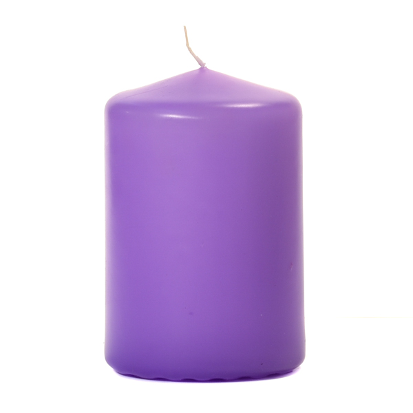 3x4 Orchid Pillar Candles Unscented