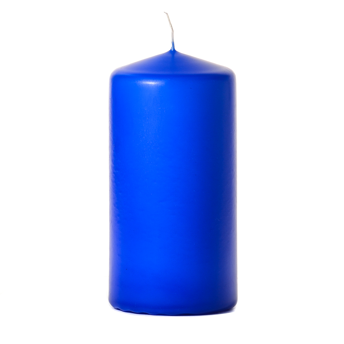 3x6 Royal Blue Pillar Candles Unscented