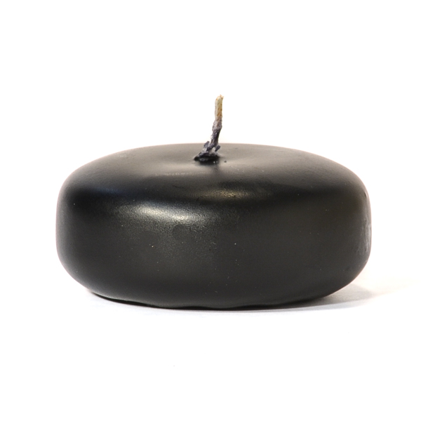 Black Floating Candles Small Disk