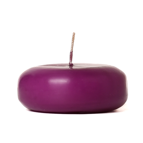 Lilac Floating Candles Small Disk