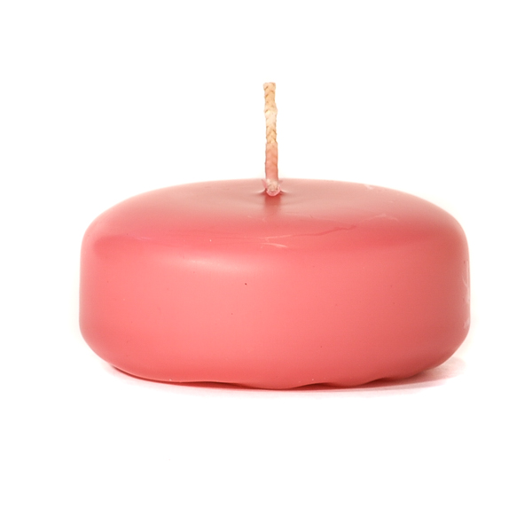Mauve Floating Candles Small Disk