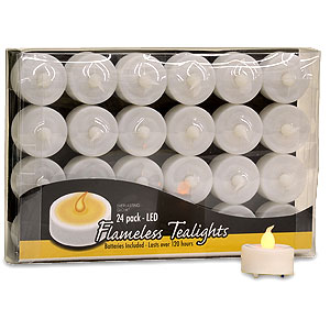 Flameless Tea light Candles 24 Pack