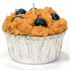 Muffin Shaped Candle Blueberry
