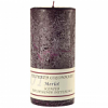 Textured 3x6 Merlot Pillar Candles