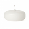 White Floating Candles Small Disk