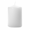 3x4 White Pillar Candles Unscented