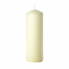 3x9 Ivory Pillar Candles Unscented
