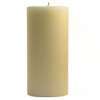 Unscented Ivory 3x6 Pillar Candles
