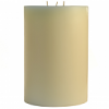 Unscented Ivory 6x9 Pillar Candles