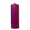 3x9 Lilac Pillar Candles Unscented
