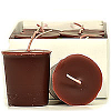 Leather Pipe and Woods Votive Candles