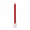 Traditional Cranberry Taper Candle Classic 12 Inch